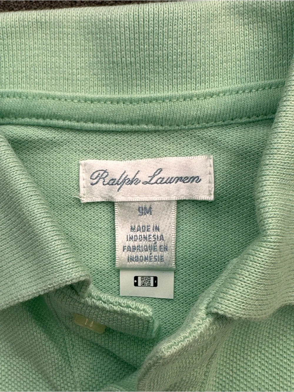 Ralph Lauren Toddler Mint Polo with Blue Pony